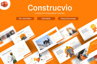 Construcvio PowerPoint Template